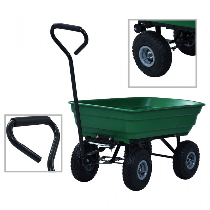 Carrello a 4 Ruote Portatutto max 500 Kg Pianale Porta Pacchi