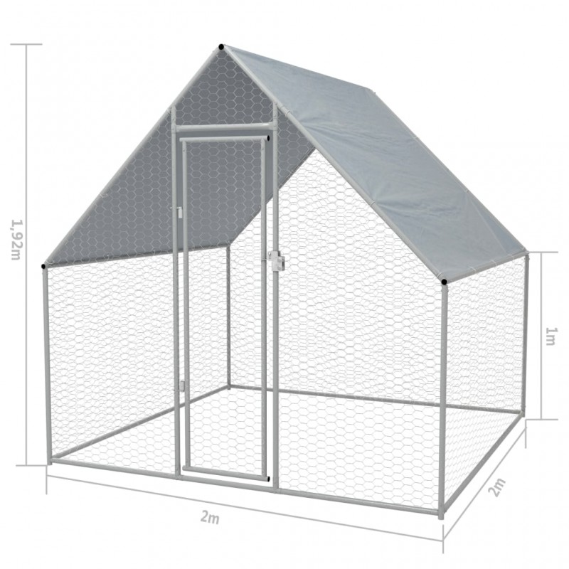 Gabbia Per Conigli arena 100 In Legno, 100x62, 5x51 Cm